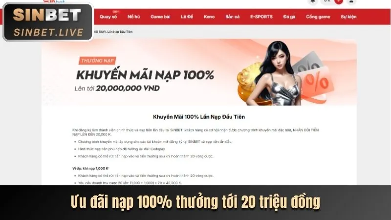 Khuyến mãi chào mừng thành viên mới vvvwin6